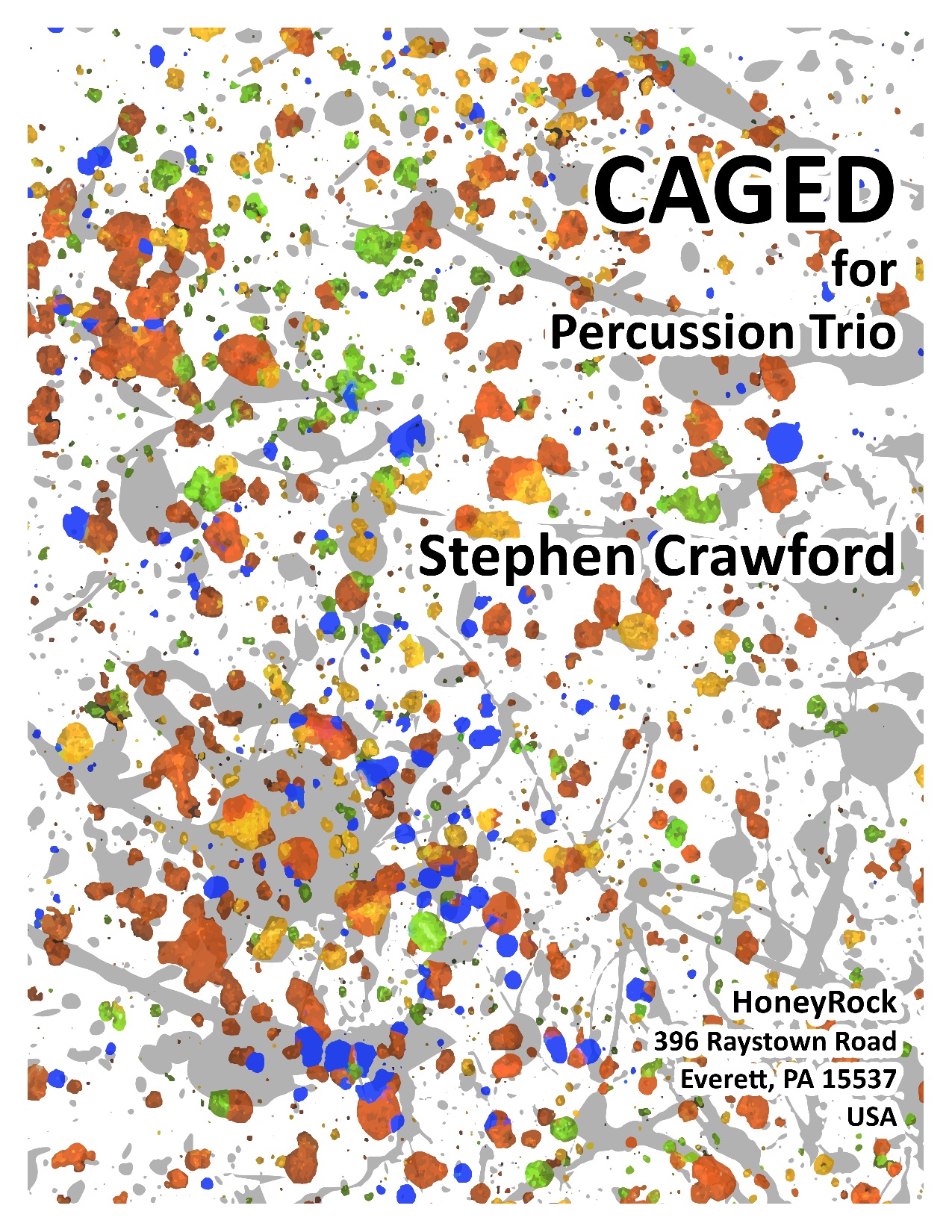 CAGED for Percussion Trio, Stephen Crawford