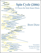 Spin Cycle: 12 Solos for Snare Drum, Page Samples