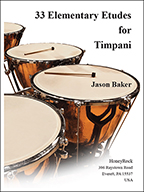 33 Elementary Etudes for Timpani