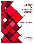 Red Alert for Percussion Ensemble - Seven or more Players