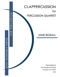 Clappercussion for Percussion Quartet