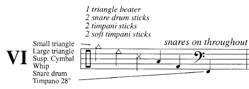 Tangles in the Web for Percussion Ensemble - Six Players