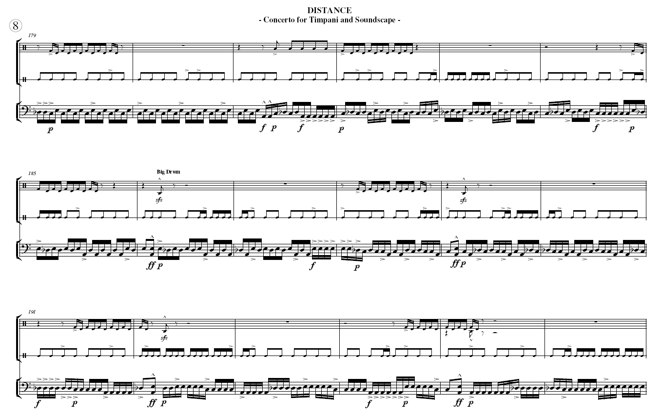 DISTANCE: Concerto for Timpani and Soundscape