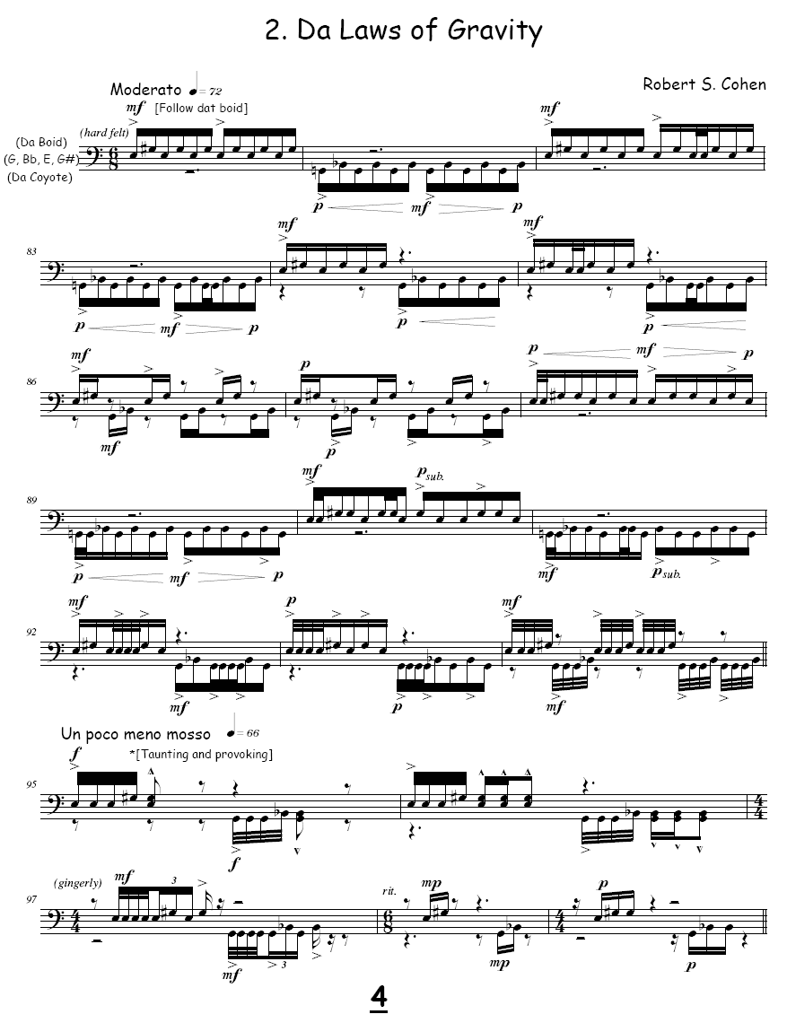 Da Coyote Gets da Boid - A Surreal Odyssey, for Solo Timpani