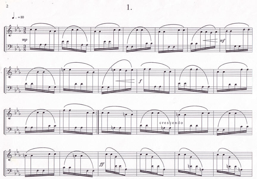 60 Advanced Four-Mallet Studies for Marimba