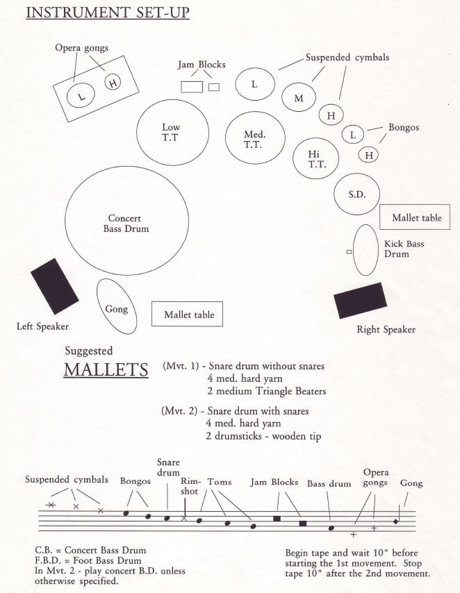 The Storm: for Solo Multiple Percussion