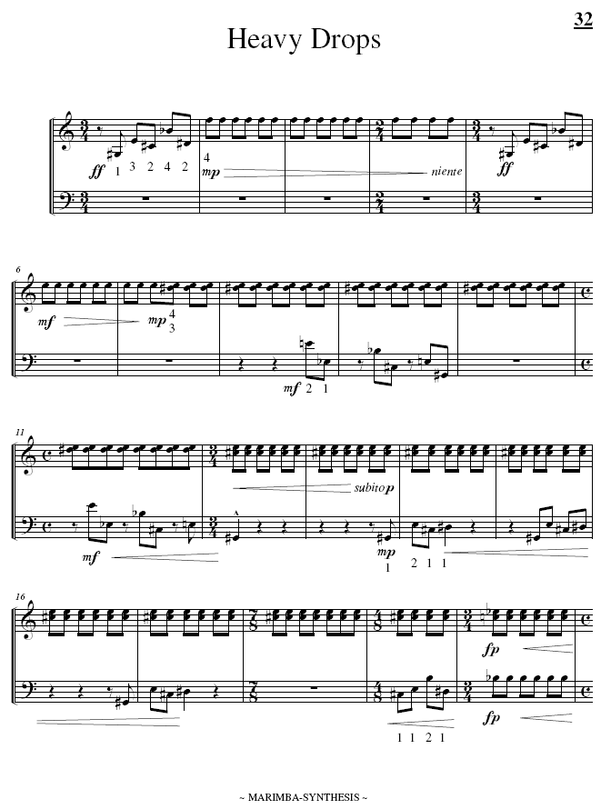 MARIMBA-SYNTHESIS