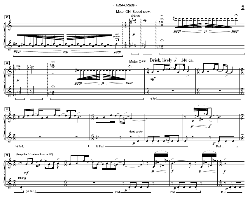 TIME-CLOUDS for Solo Vibraphone