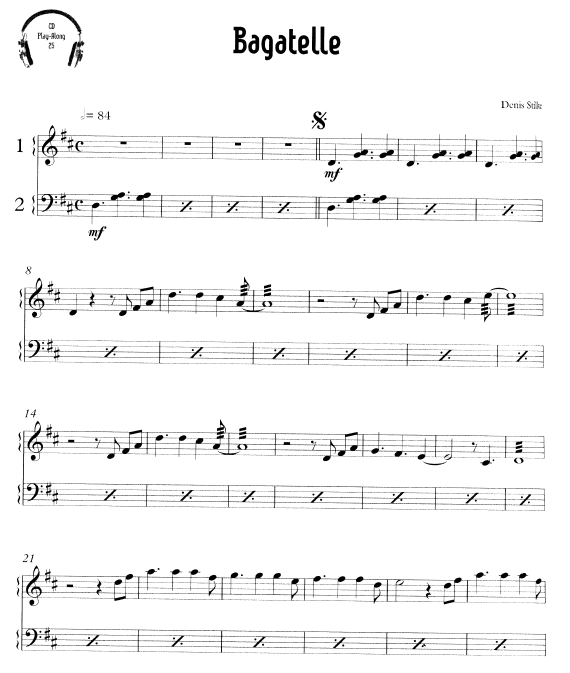 MARIMBA MAGIC - 24 Duets for ONE Marimba