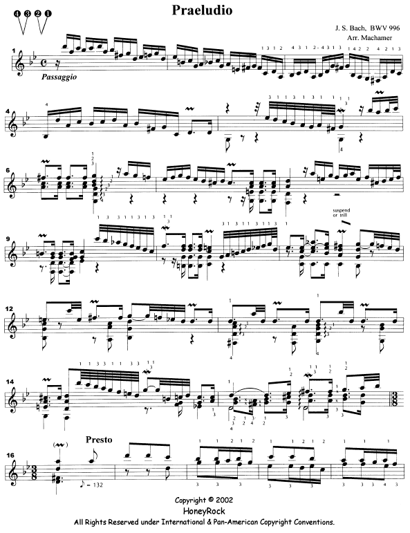 Suite - Bach, arr. for Vibraphone Solo