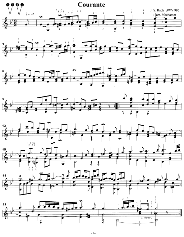 Suite - Bach, arr. for Vibraphone Solo