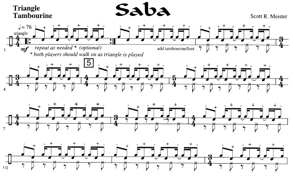 Arabic Dances for Tuba and Percussion