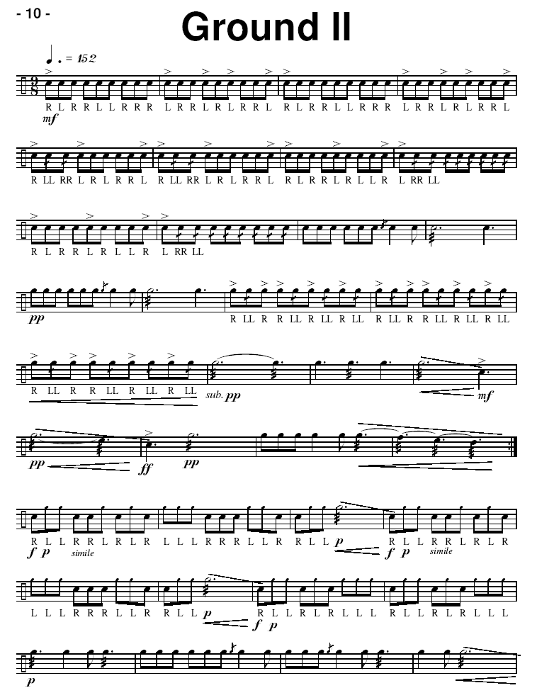 Concert Suite for Snare Drum, Eckhard Kopetzki