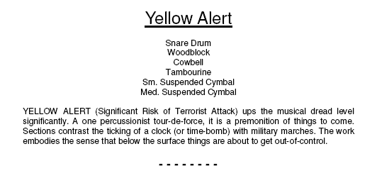 Yellow Alert