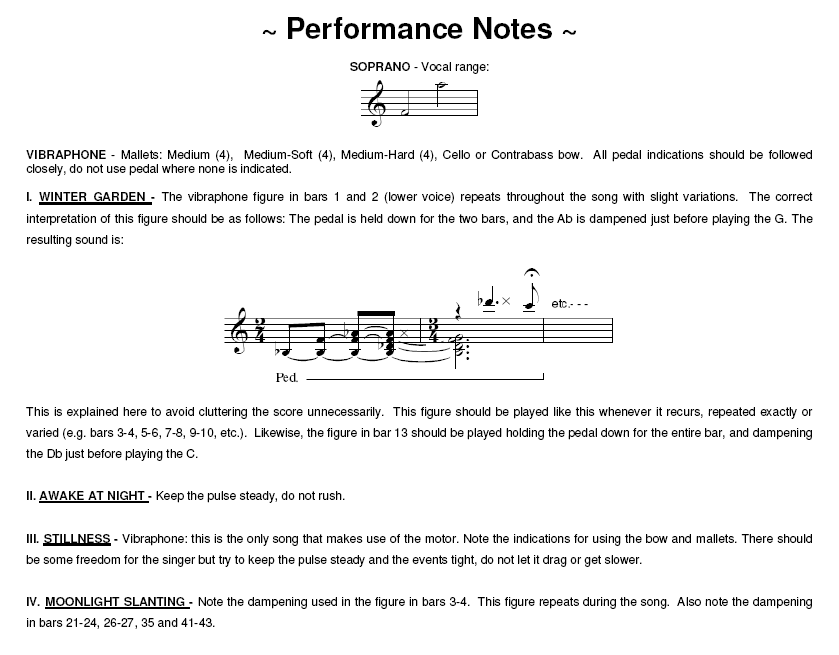 Four Bashō Haiku for Soprano and Vibraphone