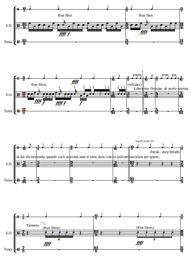 Apocalyptic Passacaglia on a theme by John Cage