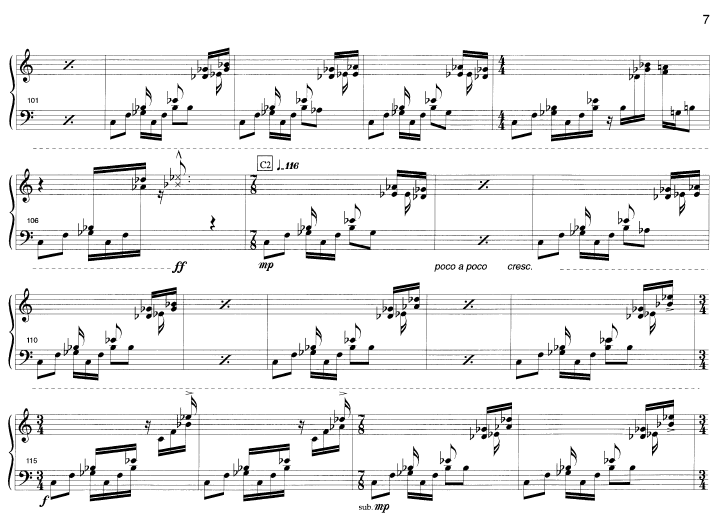 Phasing Inhibitions for Solo Marimba