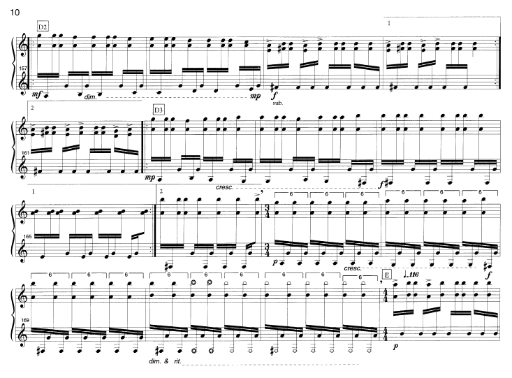 Phasing Inhibitions for Solo Marimba