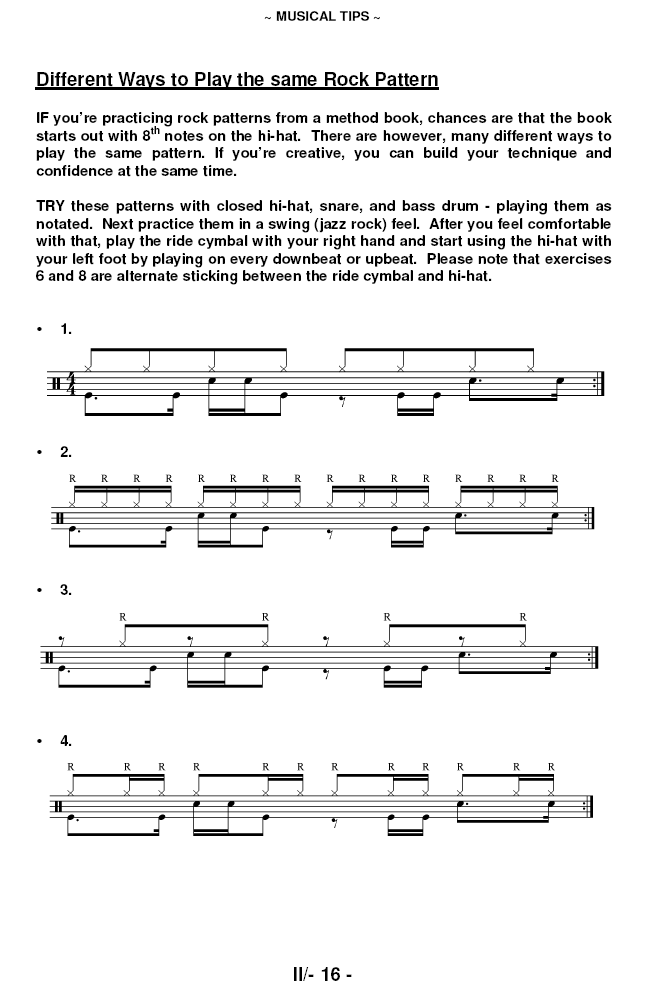 Drum Tips: Practical Ideas and Insights for Drum-Set Performance