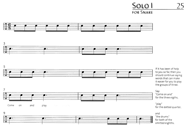 Drum Method, Vol I - Book Samples