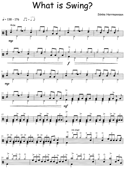 SPOTLIGHTS 1, Score Sample "What is Swing?"