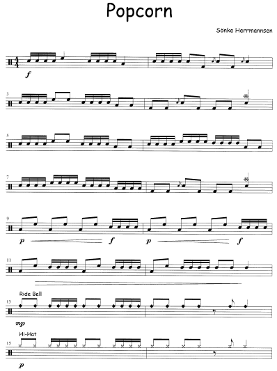 SPOTLIGHTS 4, Score Sample "Popcorn"