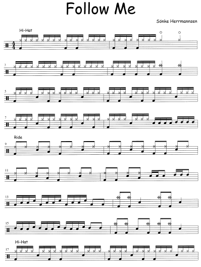 SPOTLIGHTS 4, Score Sample "Follow Me"