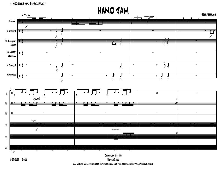 Hand Jam for Percussion Ensemble