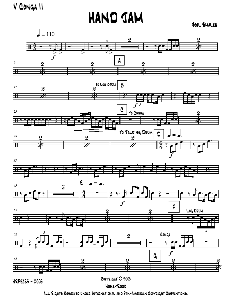 Hand Jam for Percussion Ensemble