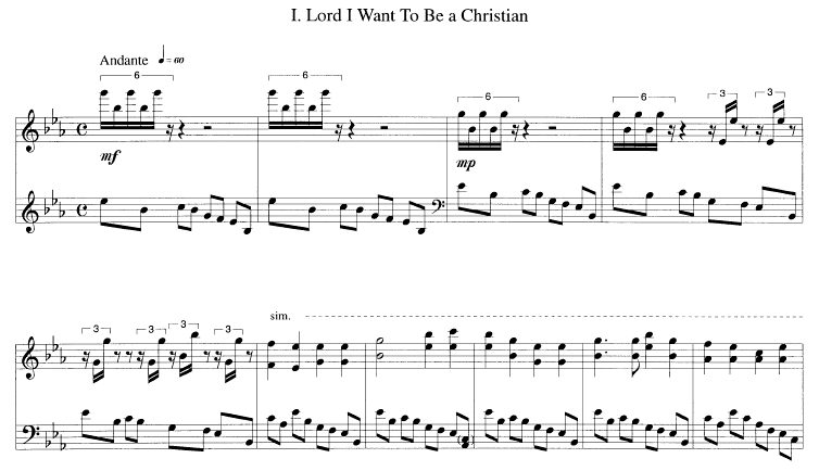 Five Hymns for Marimba