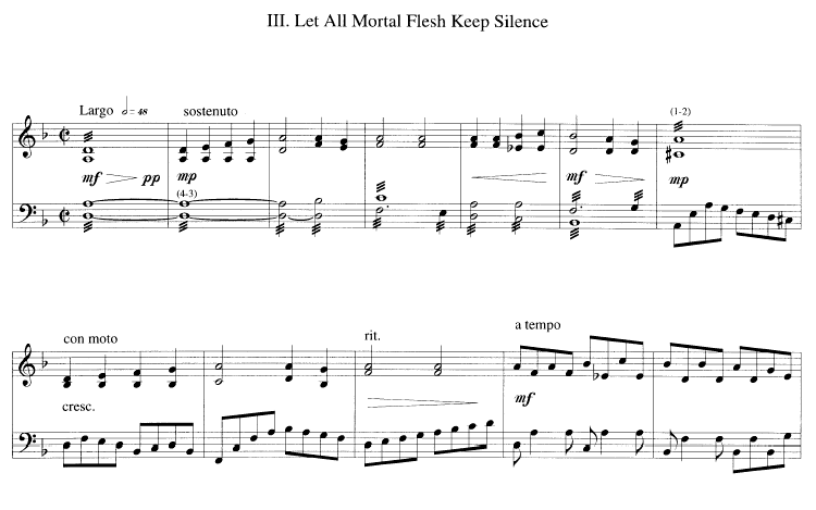 Five Hymns for Marimba