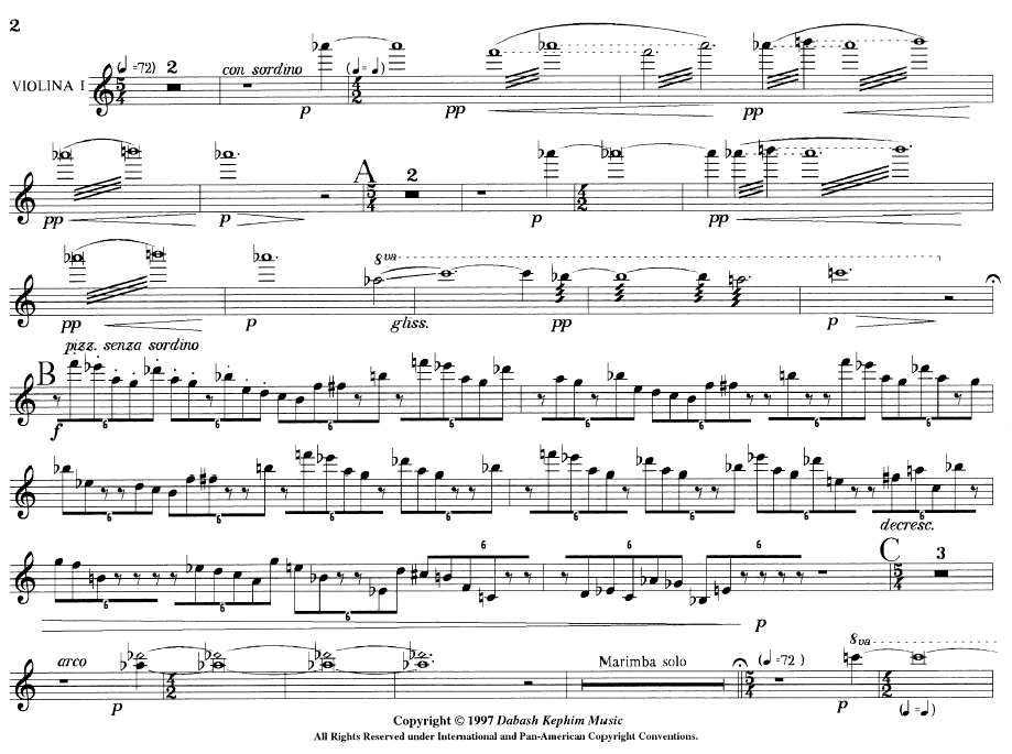 Jeu des Cloches: for Marimba and String Quartet