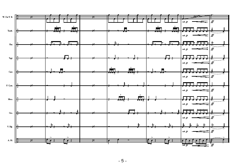 Overture for Percussion "Toys"