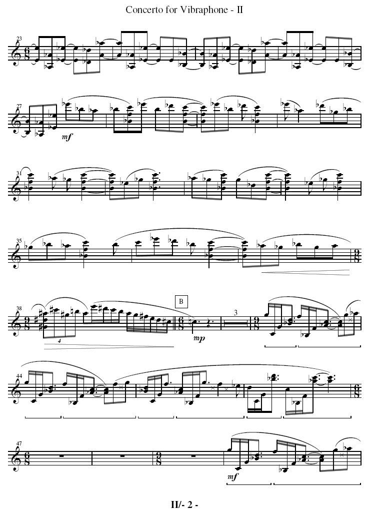 Concerto fro Vibraphone