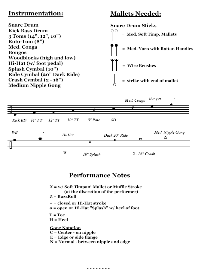 Variations for Solo Percussion