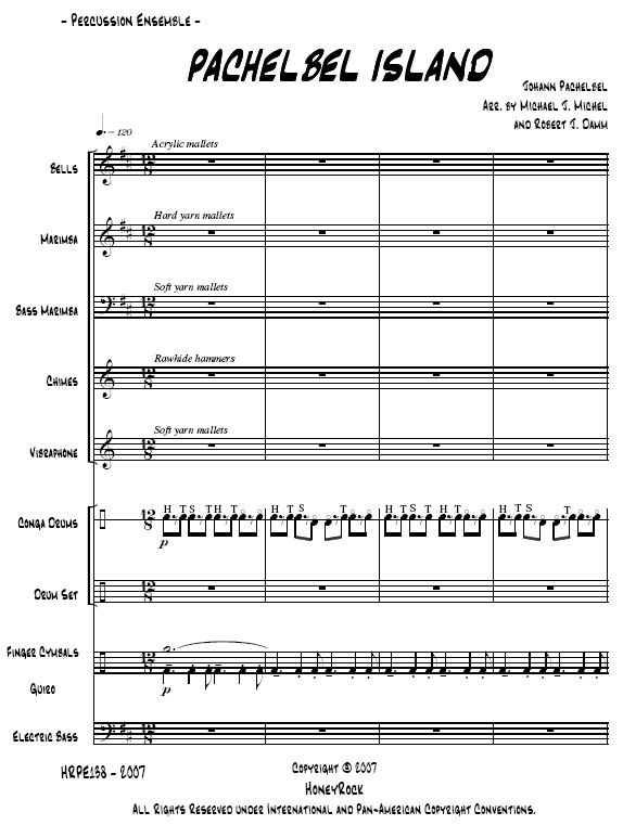 Pachelbel Island for Percussion Ensemble