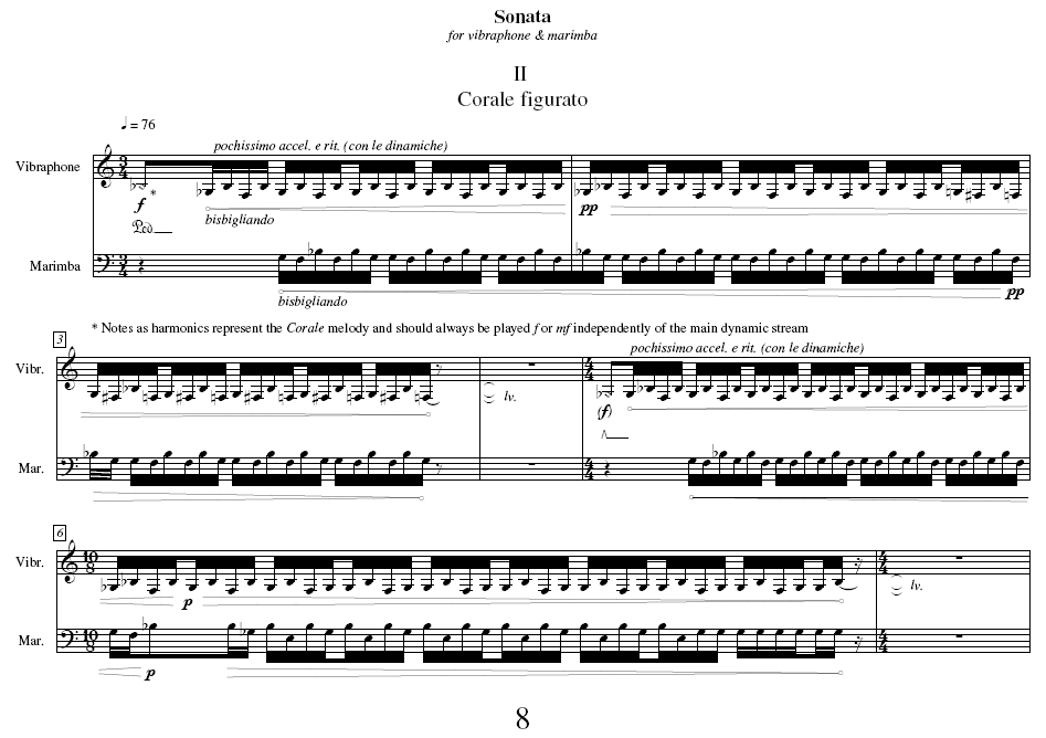Sonata for Vibraphone & Marimba