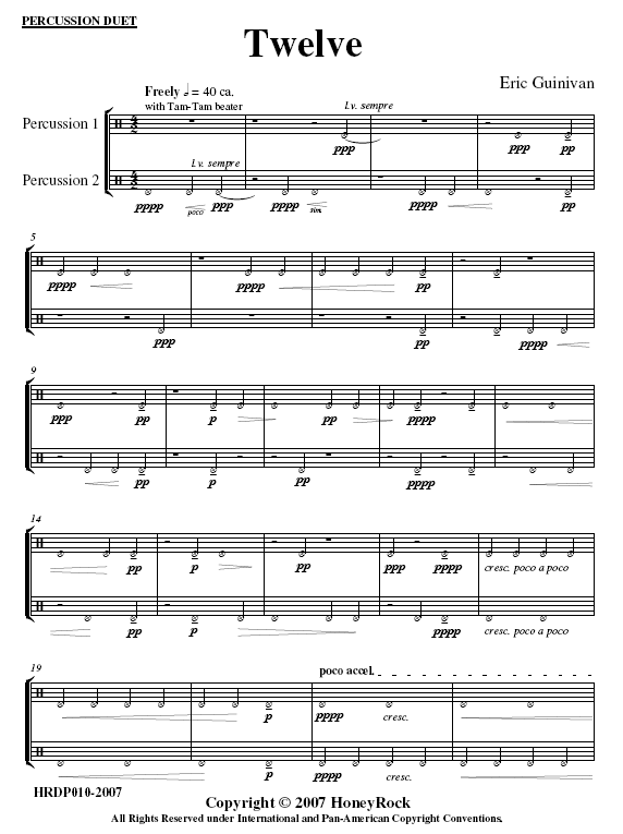 Twelve - Percussion Duet