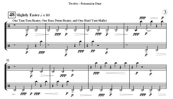 Twelve - Percussion Duet