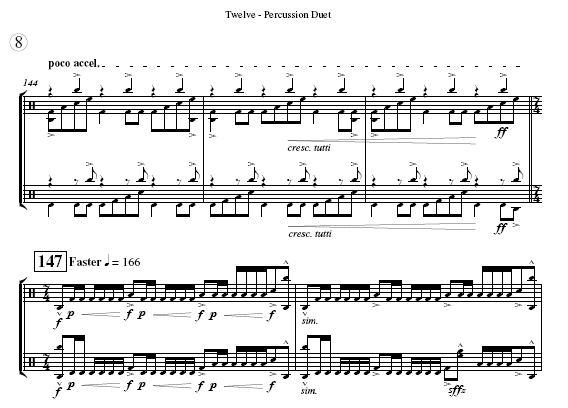 Twelve - Percussion Duet