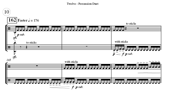 Twelve - Percussion Duet