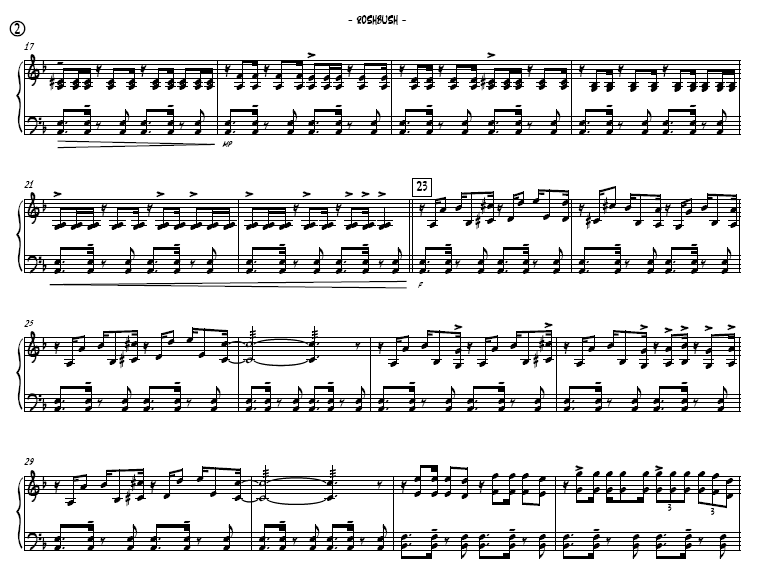 Rosebush for Solo Marimba