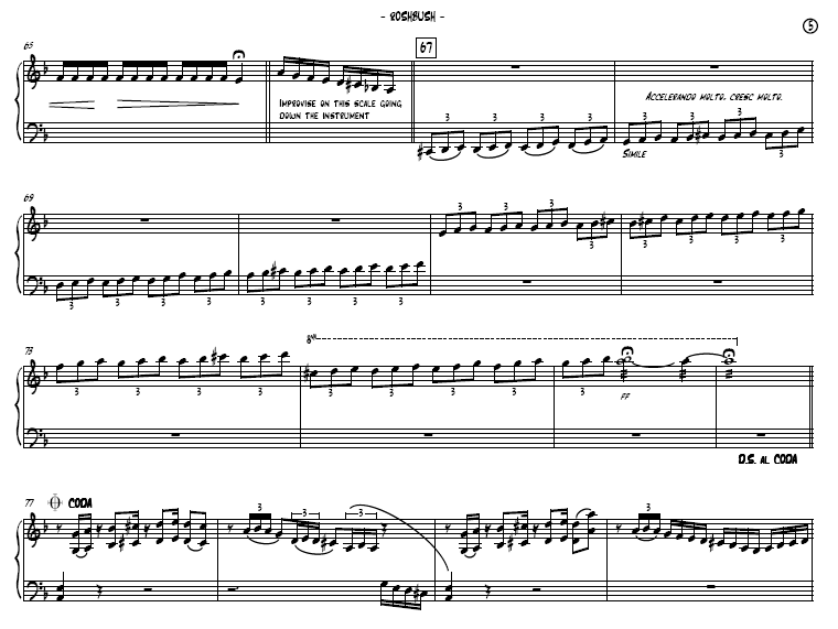 Rosebush for Solo Marimba