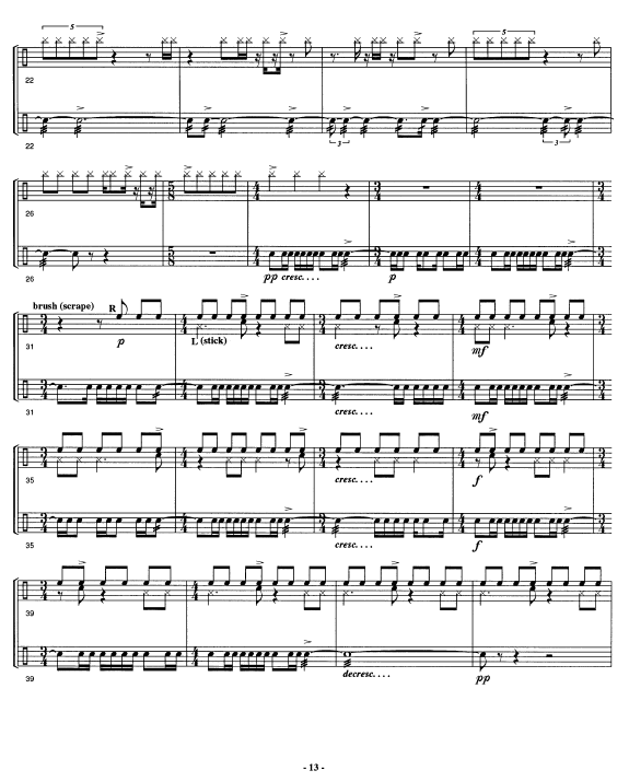 Etude 4, Motet