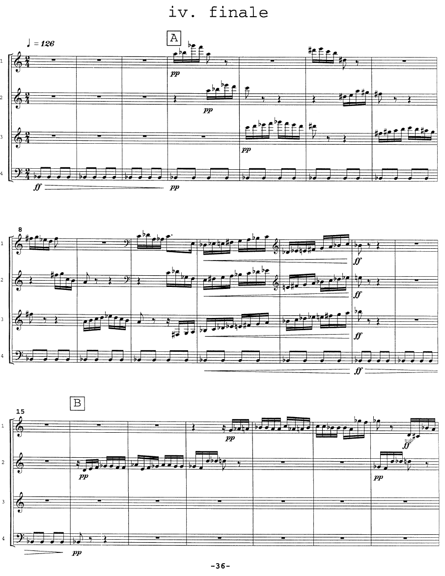Marimba Quartet
