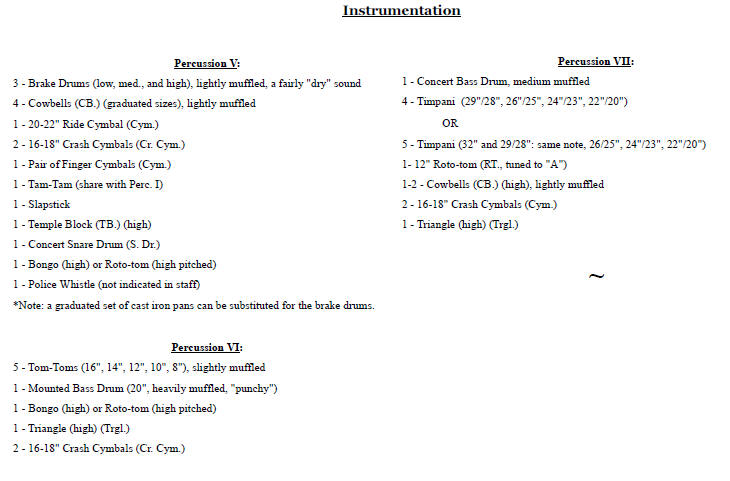 SUCKERPUNCH! for Percussion Ensemble, 7 Players - William Price