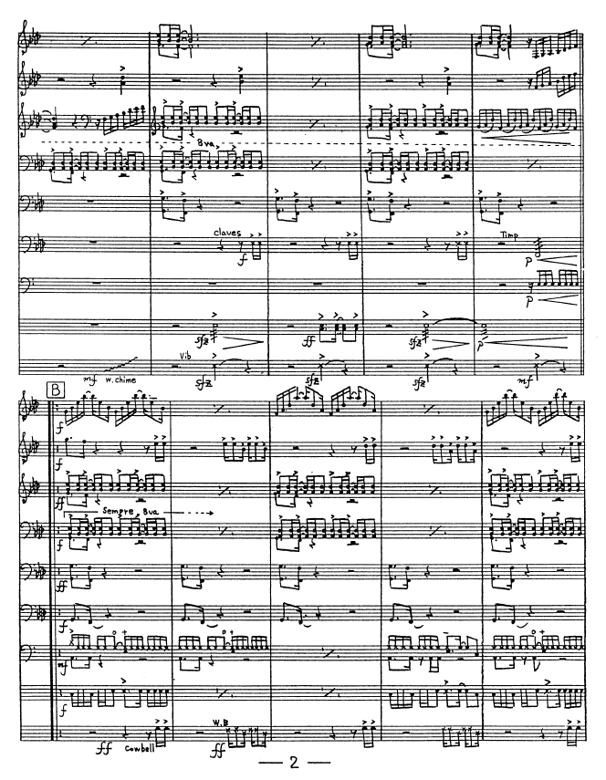 VISIONAL TRAIN for Percussion Ensemble