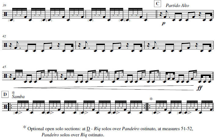 Traveling Distances: Duet for Pandeiro and Riq