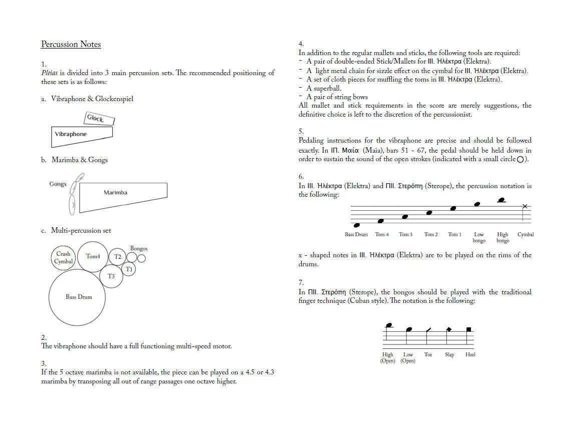 PLEIAS for piano and percussion | Alam Blare Hernández | HoneyRock Publishing | Percussion Music