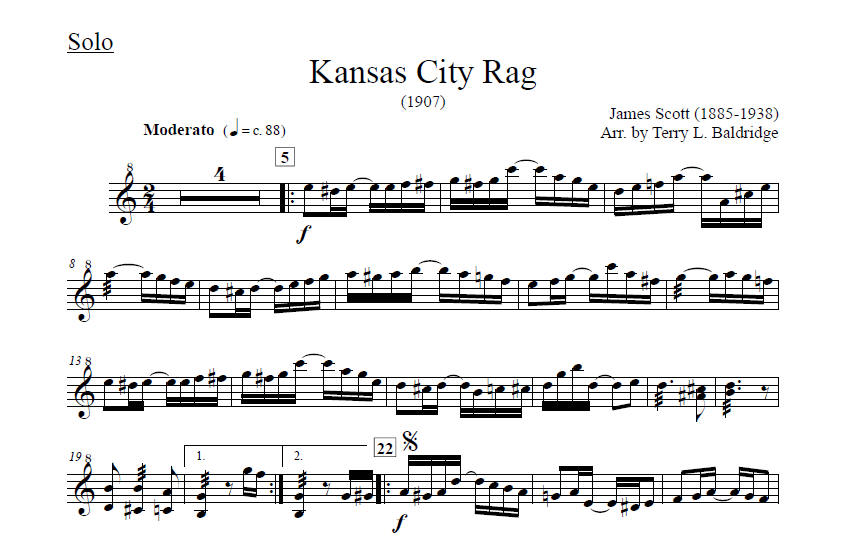 Ragtime Xylophone Collection, Arr. Terry Baldridge